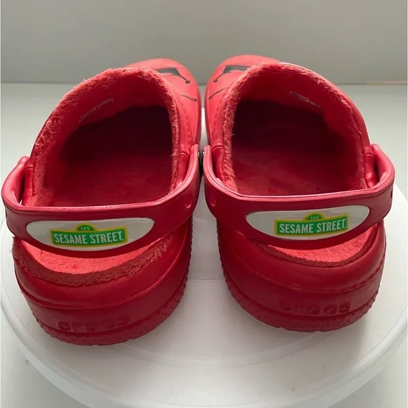 Kids Crocs Sesame Street Elmo Clogs - Size 3 - Picture 4 of 8